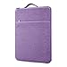 MicaYoung 11 Inch Laptop Sleeve Case Slim Waterproof Carrying Bag with Front Pocket Retractable Handle for 11.6 Inch MacBook Air Chromebook, Purple