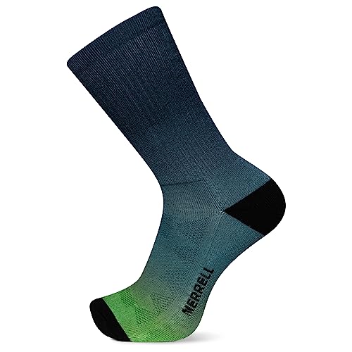 Image of Merrell Men's and Women's MOAB Hiking Midweight Cushion Socks - Unisex Coolmax Moisture Management and Arch Support