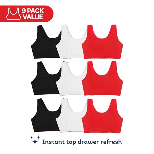 Image of Fruit of the Loom Women's Cotton Tank Bra for Women - Ultimate Comfort & Breathable Fit