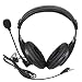 Retevis Walkie Talkie Earpiece Boom Mic Overhead Headphone with VOX PTT for Baofeng UV-5R BF-888S Retevis H-777 RT22 RT21 Two Way Radio (1 Pack)