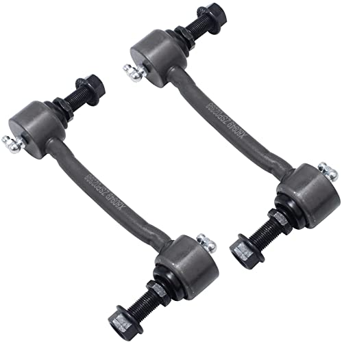Image of Detroit Axle - 8pc Front End Suspension Kit for 2006-2010 Hyundai Sonata, 2006-2011 Azera, 2 Upper Control Arms, 2 Outer Tie Rod Ends, 2 Lower Ball Joints, 2 Sway Bars 2007 2008 2009 Replacement