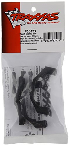 Traxxas 5343X Steering Arm Mount and Steering Stops, Revo, 2-Piece, 196-Pack