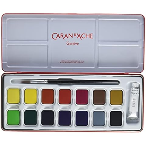 Caran d'Ache Gouache Tablets 15 Colours Cover