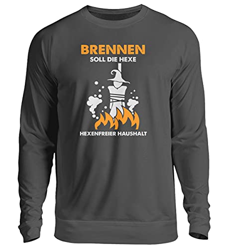 Pull La sorcière doit brûler : fini les vêtements basiques avec ce sweat gris M