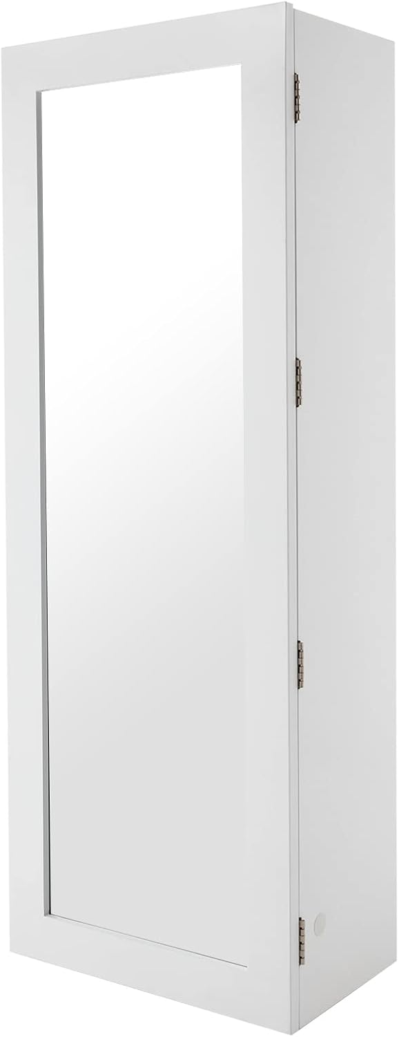 Wall Mount Ironing Board Cabinet, 2 in 1 Built in Ironing Board with Folding Support Leg,Multifunctional Hanging Wall Storage Cabinet with Mirrors,for Bedrooms, Apartment,Laundry Room