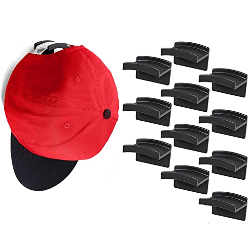 Opiniones de Ganchos para sombreros los preferidos por los clientes. 43 12 PCS para Sombreros para Montaje en Pared, Soporte Adhesivo para Gorras de Béisbol,Ganchos Adhesivos Sin Taladrar,Ganchos Adhesivos para Colgar SombrerosPuerta y Pared Soportes...