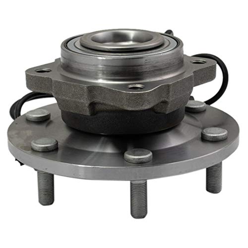 Image of TRQ 2 Piece Rear Wheel Bearing & Hub Assembly Set with ABS Sensor Compatible with 2012-2015 Nissan Armada
