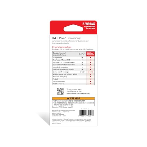 Texas Instruments BA-II Plus Professional image 7