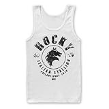 rocky balboa officially licensed - italian stallion t-shirt canottiera canotta tank top (large)