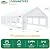 COBIZI 16x32FT Party Tent Heavy Duty Outdoor Gazebo White Event Shelter Wedding Canopy Tent for Parties Carport BBQ Commercial with Removable Sidewall Windows, Powder Coating (Better Than Galvanized)