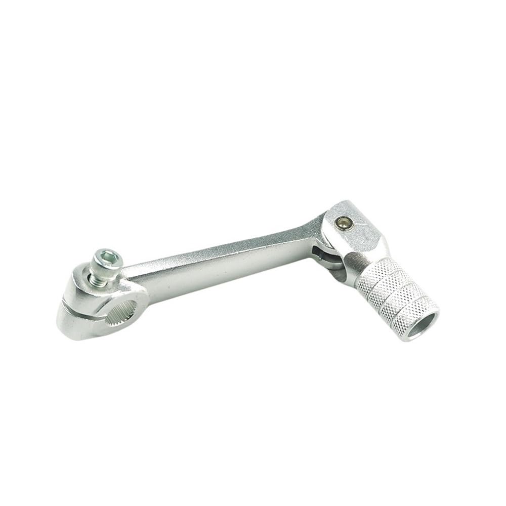 Zqfbmy Silvery Motorcycle Shift Lever Motorcycle Modification Gear Lever Accessories, Motorcycle Universal Model M5 T4 Folding Gear Lever Gear Lever
