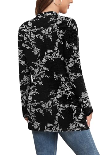 Image of Yincro Womens Lightweight Cardigan Long Sleeve Open Front Casual Sweater Cardigans with Pockets