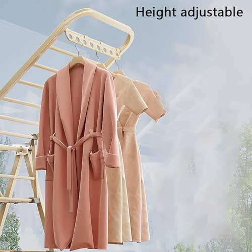 Estante de ropa rodante 6ft, soporte de ropa plegable portátil con ruedas, estante de secado de edredones multifuncional de servicio pesado para balcón de dormitorio, diseño de ahorro de espacio para