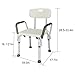 OMECAL Upgraded 450LBS Medical Shower Bench, Bath Lift Chair with Seat, Handicap Stool Transfer Seat, Heavy Duty Adjustable 7 Height,No Tools Assembly No-Slip, SPA Bathroom Bathtub (with Back)