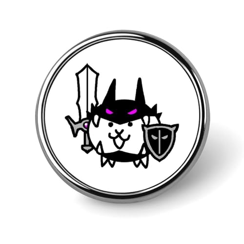 バッジ 円形 徽章 ピンバッジ 丸い Badge ボタンバッジ ピンバッチ にゃんこ大戦争 胸章 ブローチ バッグ飾 バッグ小物 かばん掛け プレゼント 25mm
