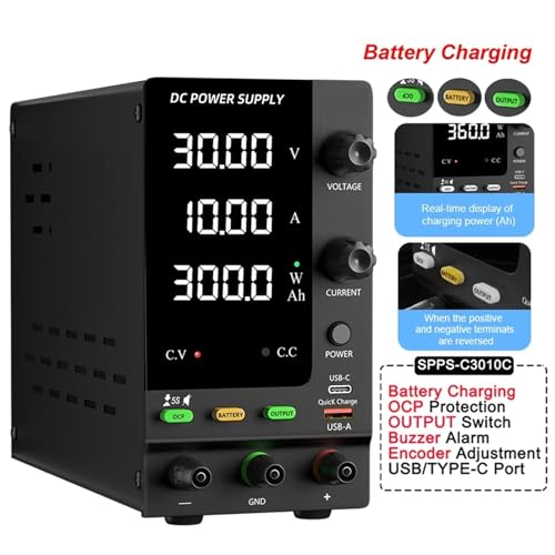 Alimentation CC 30V 10A variable pour éviter les surtensions sur circuit imprimé