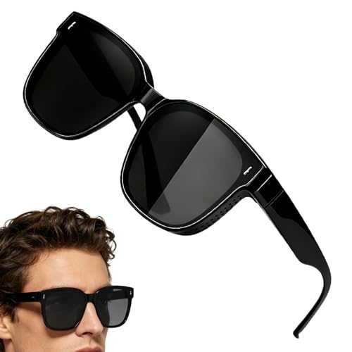 Gafas de sol sobre gafas, elegantes y ligeras, ajuste ligero sobre gafas, gafas de sol para conducir, para pesca, al aire libre, golf, playa, correr, ciclismo, senderismo