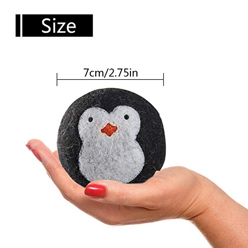 hanwey 6 XL wasdrogerballen van wol voor de droger, natuurlijke wasverzachter, energiebesparend en tempo… - Image 6