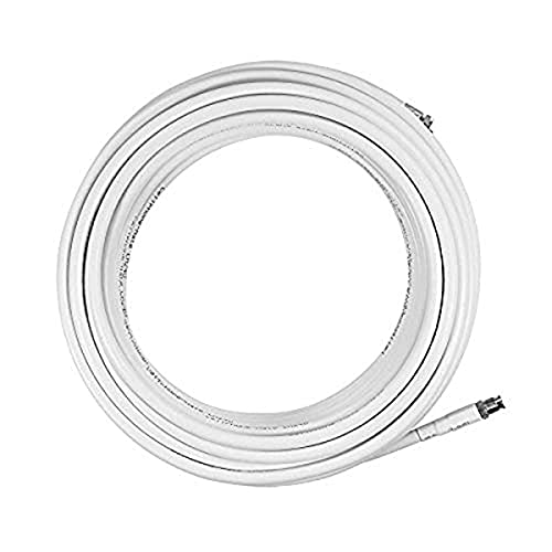 SureCall 10 ' White SC240 Ultra Low Loss Coax Cable with FME-Female/FME-Male connectors for All Cellular Devices - Black