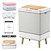 RUDAP Towel Warmer, 35L Large Towel Warmers for Bathroom, Foldable Blanket Warmer with Custom Fragrance, ETL Certification, Fast Heating, Fits 3 Large Towels, 2 Bathrobes, Blankets