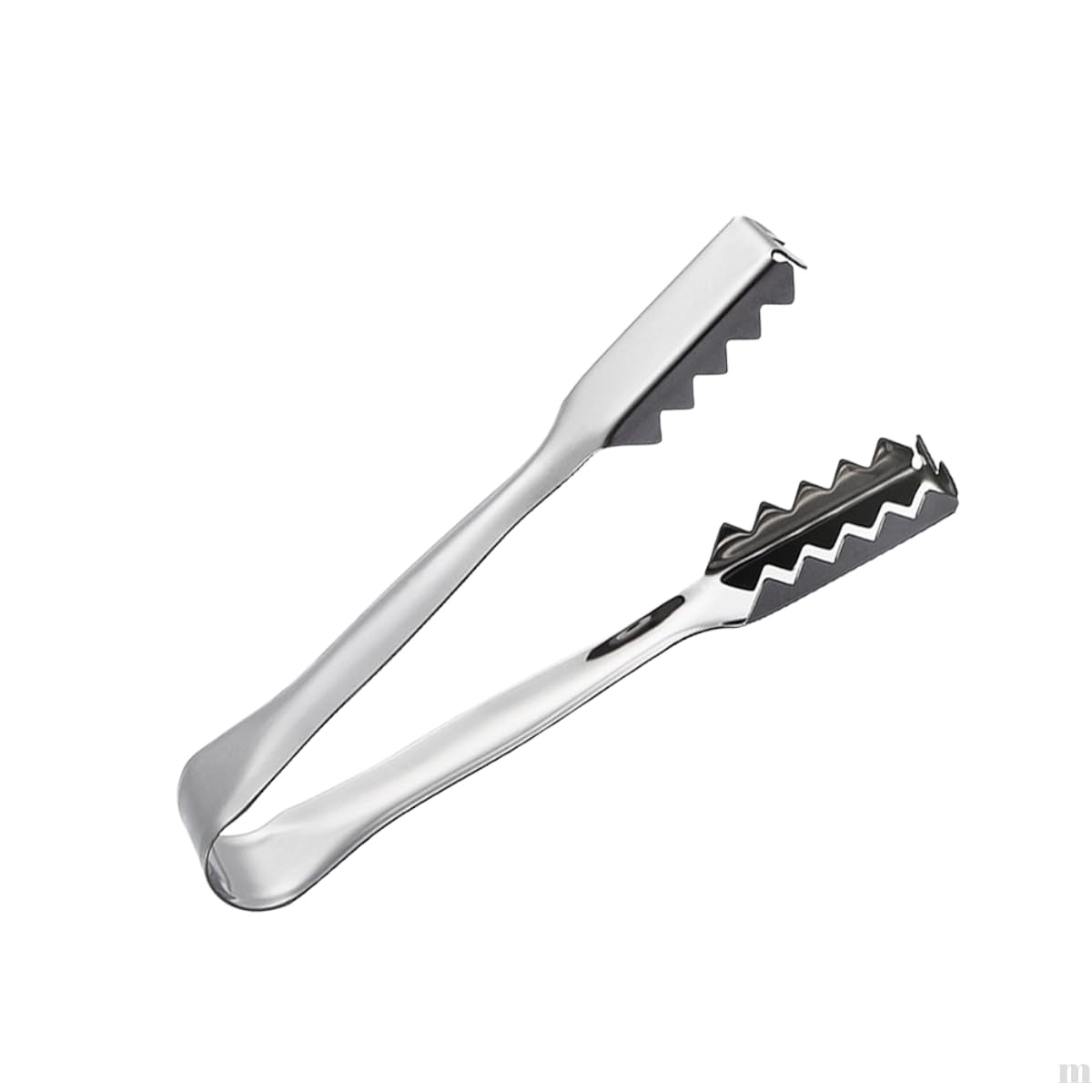 Metal 16 cm Buz ve Şeker Maşası | Tırtıklı Profesyonel Servis Maşası | 4.5 cm Ağız Açıklığı | Dayanıklı Mutfak Gereci