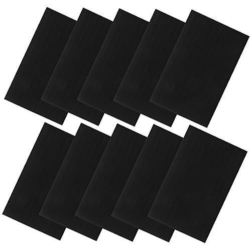 WRITWAA Inserti in Spugna Per Anelli e Orecchini 10 Pezzi, Espositore Porta-gioielli 100 Scomparti, Organizer Multifunzionale in Velluto Per Esposizione e Conservazione Gioielli in Cassette e Cassetti