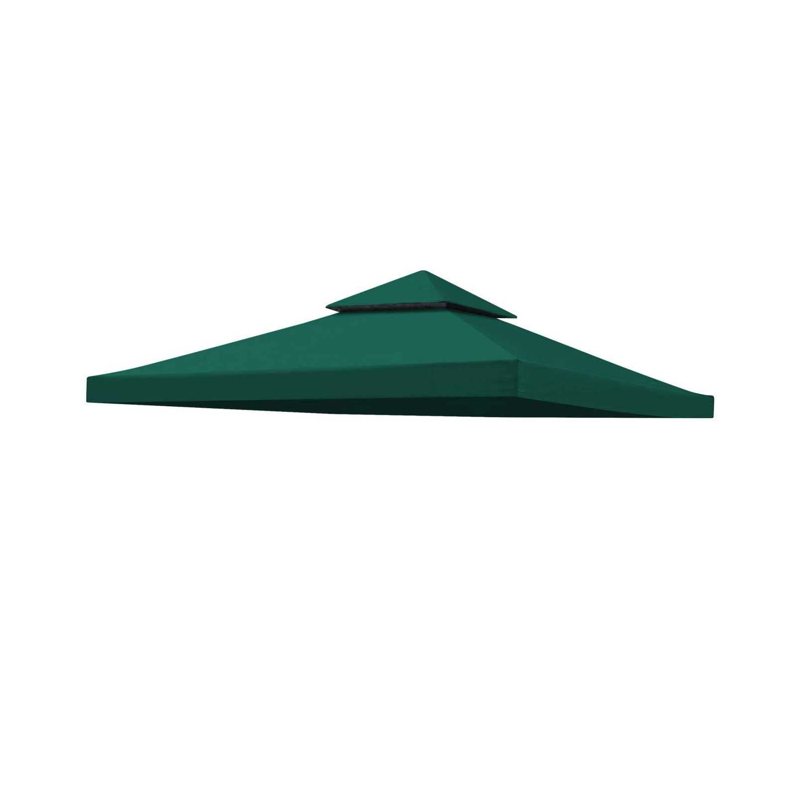 BJYX Replacement Canopy Top, Gazebo Canopy Top Patio Pavilion Cover Sunshade Plyester Double Tiers, 3x3m