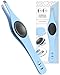 Coco's Closet Tweezers for Eyebrows - Premium Stainless Steel Slant Blue Tweezer - Precision Tips for Ingrown Hair Removal