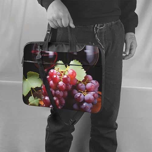 Maletín para portátil de 13 pulgadas diseño vino tinto miniatura 2