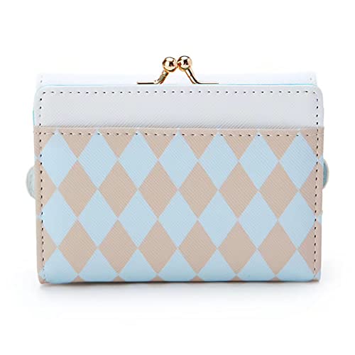 Kofoviv Cute Fashionable Cartoon Character My Melody Small Wallet Short Ladies Girls Purses Leather Trifold Wallets Money Bag(I) #TOP1