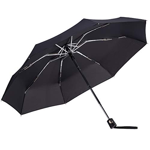 Goothdurs GOOTHDURS_AUTOMINIUM_BLACK Automatic Mini Travel Windproof Umbrella Compact Auto Open/Close Small Lightweight Folding Rain Umbrellas thumb #3