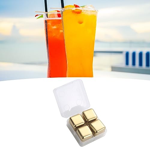 Cubos de hielo reutilizables acero inoxidable (4 unidades) miniatura 7