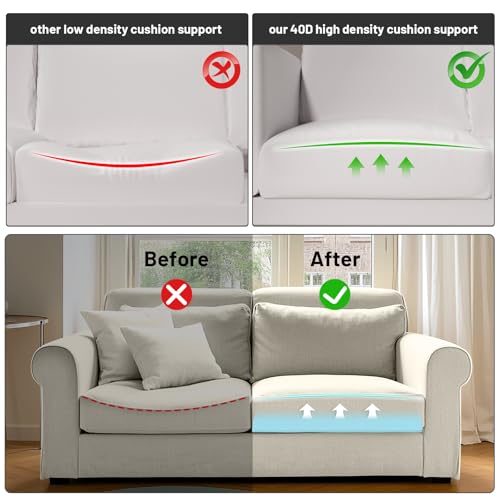 Image of Couch Cushion Support, Sofa Cushion Support for Sagging Couch Seat, 20x20x2in, Couch Replacement Insert, High Density Foam Furniture Seat Sagging Repair, Trapezoid 40D, Blue Set of 3
