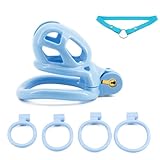 Générique Cage de Soutien pour la Musculation Masculine avec Ceinture Fixe élastique (42mm/45mm/48mm/52mm)-FRB008 (Bleu, XS)