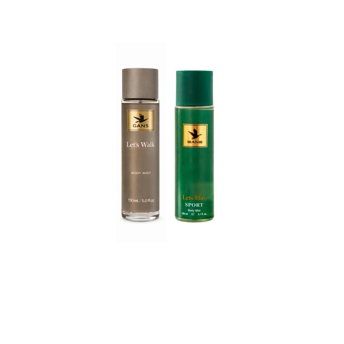 GANS Sports Body Mist Combo – Let’s Play & Let’s Walk – 150ml Each (Pack of 2) | Refreshing, Energetic & Long-Lasting Fragrance | Paraben-Free | Lightweight Everyday Body Spray | Unisex | Perfect for Gifting-image-46