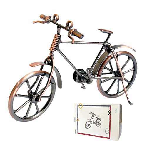 Best Solar Powered Bicycle Gadgets to Enhance Your Riding Experience 5 Maigendoo Bicycle Model Bike Decor Bicycle Art Vintage Metal Bicycle Biking Gifts for Cyclists Home Desktop Decoration Ornaments Handcrafted Birthday Present for Boys Girls Bike Fanciers, Red Copper