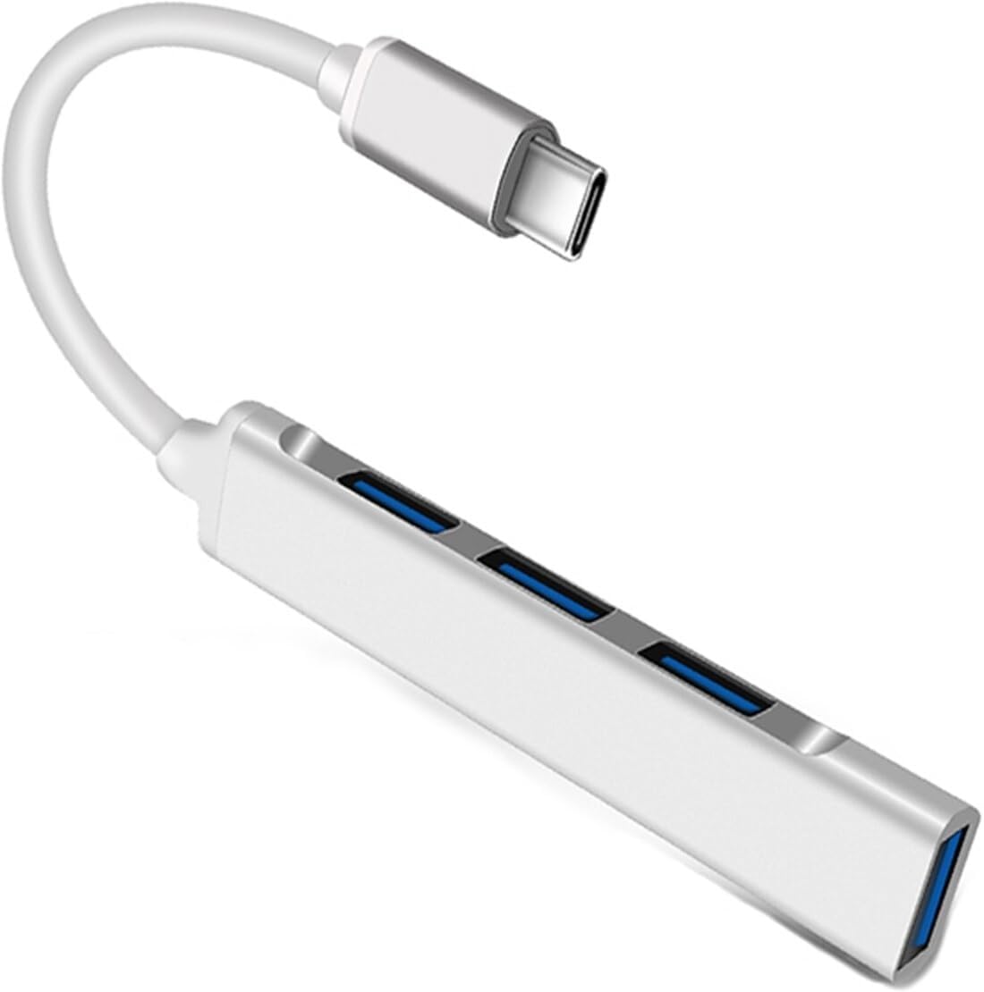 NAFS USB C Hub Fit for Model 3/Y/S/X, Tesla Model 3/Y Accessories, 4 in 1 USB 3.0 Ports Aluminum USB C to USB Adapter, Universal USB C Adapter-image-4