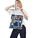 WZMPA Dr Who Tote Bag Doctor Movie Fans Gift Policeman Box Reusable Grocery Bag Doctor Series Merchandise (Police Box Tote)
