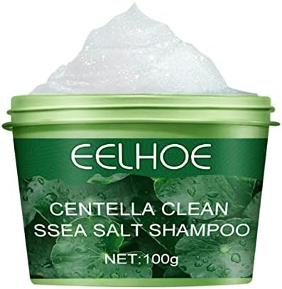 Centella Asiatica Purifying Scrub Gentle Exfoliating Scalp Nourishes Softens Hair Centella Asiatica Sea Shampoo Deep Conditioner Natural (A, One Size)
