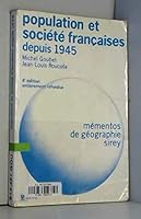 Population et société françaises depuis 1945 224701402X Book Cover