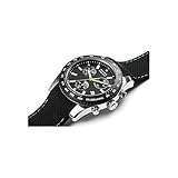 geliefert wird die Uhr in inkl. Bedienungsanleitung in einer grünen Metallbox