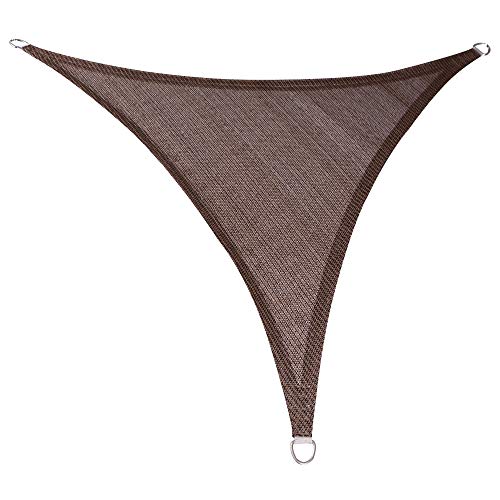 LOVE STORY 16' x 16' x 16' Triangle Brown Sun Shade Sail Canopy Sunshade UV Block for Outdoor Patio Garden Backyard by LOVE STORY - Image 7