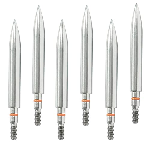 Image of 100 /125 /150 /200 /300 Grains Archery Field Points Practice Field Tips, Archery Target Practice Hunting Arrow Tip for Recurve, Compound Bow Crossbow, Stainless Steel Screw in Broadheads