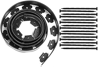 Flexible Plastic Lawn Edging,Plastic Garden Grass Lawn Edge ,Lawn Borders, Flexible Lawn Edging, Plastic Grass Edging, Garden Ideas, Garden Design (9.8 FT)