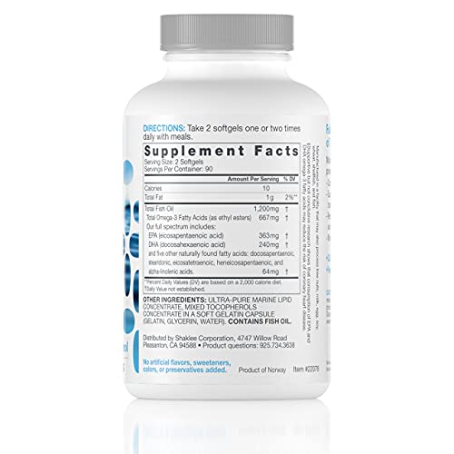 Shaklee® OmegaGuard® (180 Softgels)