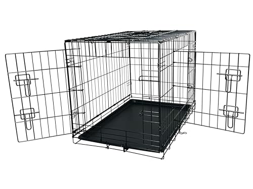 AllPetSolutions Dog Crate Dog Cage Medium Size - 78L x 48W x