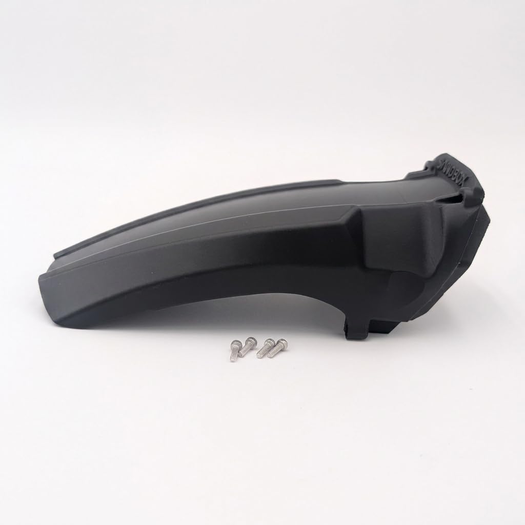 Mud Guard Fox 36, 36 SL (MY2026+) and Fox 38 (MY2027+) Aftermarket Fender - Made in USA - (Larger Than OEM Mudguard) Sandbox MFG - Flexible, High Impact, Crash-Resistant Material - (Black, Short)