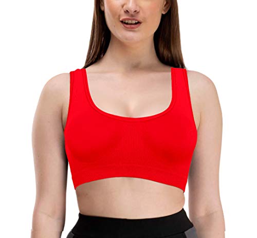 Image of Women's /Girl's Everyday Sports Air Bra Non-Padded, Non-Wired Molded Sport Bra