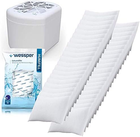 Wessper Stoper wilgoci do osuszacza powietrza z workiem do napełniania granulatem 40 x 250 g