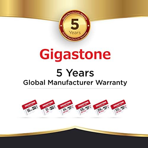 Gigastone 64GB 5-Pack Micro SD Card with 5x SD Adapter + 5x Mini-case, U1 C10 Class 10 90MB/S, Full HD available, Micro SDXC UHS-I Memory Card